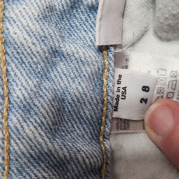 American Apparel Jean Shorts - Size 28 - Picture 5 of 6